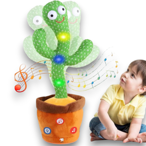 Rechargeable Toys Talking Cactus Baby Toys for Kids Dancing Cactus Toys Can Sing Wriggle