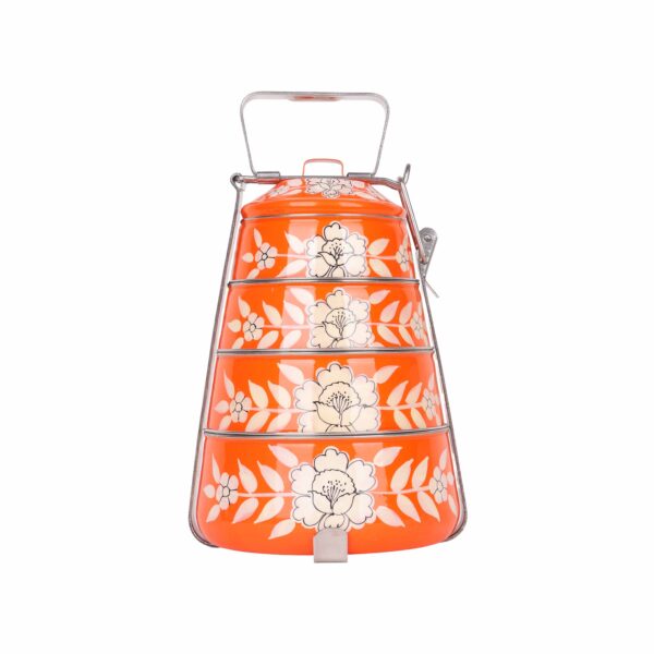 Orange 4 Tire Steel Pyramid Tiffin
