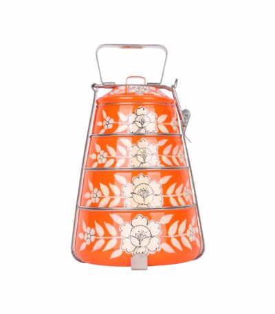 Orange 4 Tire Steel Pyramid Tiffin