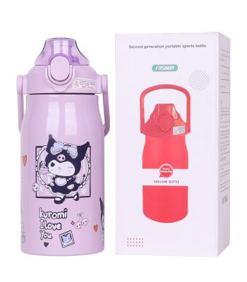 1000ml Fashion Vacuum Kuromi Bottle