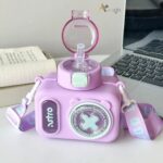 purple Headphone Water Bottle