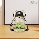Black Headphone Water Bottle