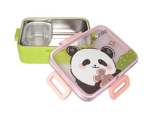 Panda Stainless Steel Lunch Box