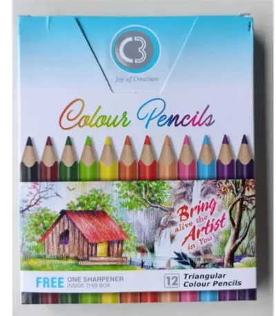 C3 Colour Pencil HSC 12 Shades