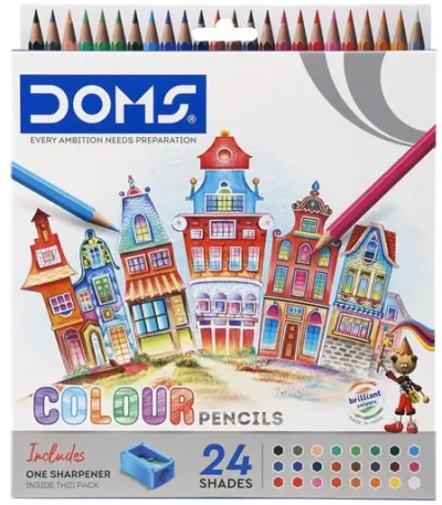DOMS FSC 24 SHADES COLOUR PE