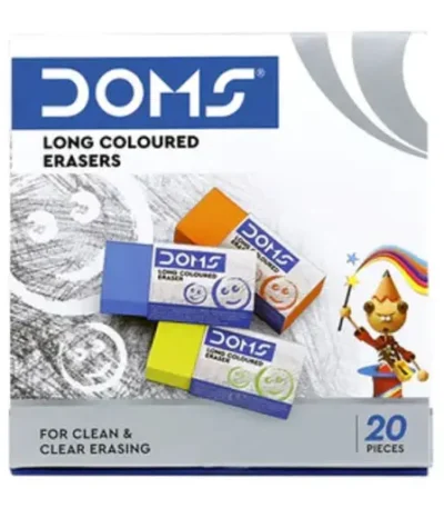 DOMS LONG COLOURED ERASER