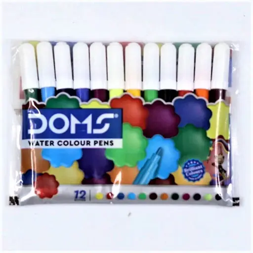 DOMS WATER COLOUR PENS 12 SHADES