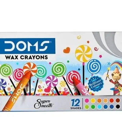 DOMS WAX CRAYONS 12 SHADES