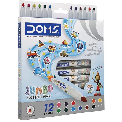 Doms Jumbo Sketch Max 12 shades