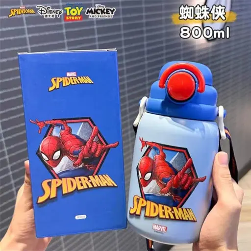 Spiderman steel bottle JW-3